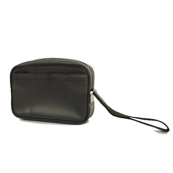 LOUIS VUITTON Other - Auth Louis Vuitton Clutch Bag Taiga Calga M30812 Ardoise